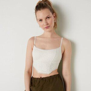 Victoria Secret Lace Lightly Lined Corset Top (NWT) Sz M